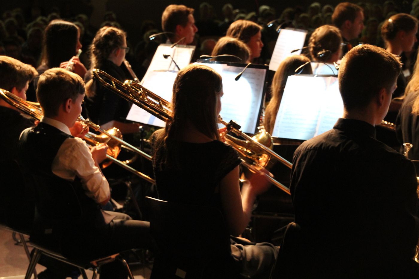 Bläser des JWR-Orchesters