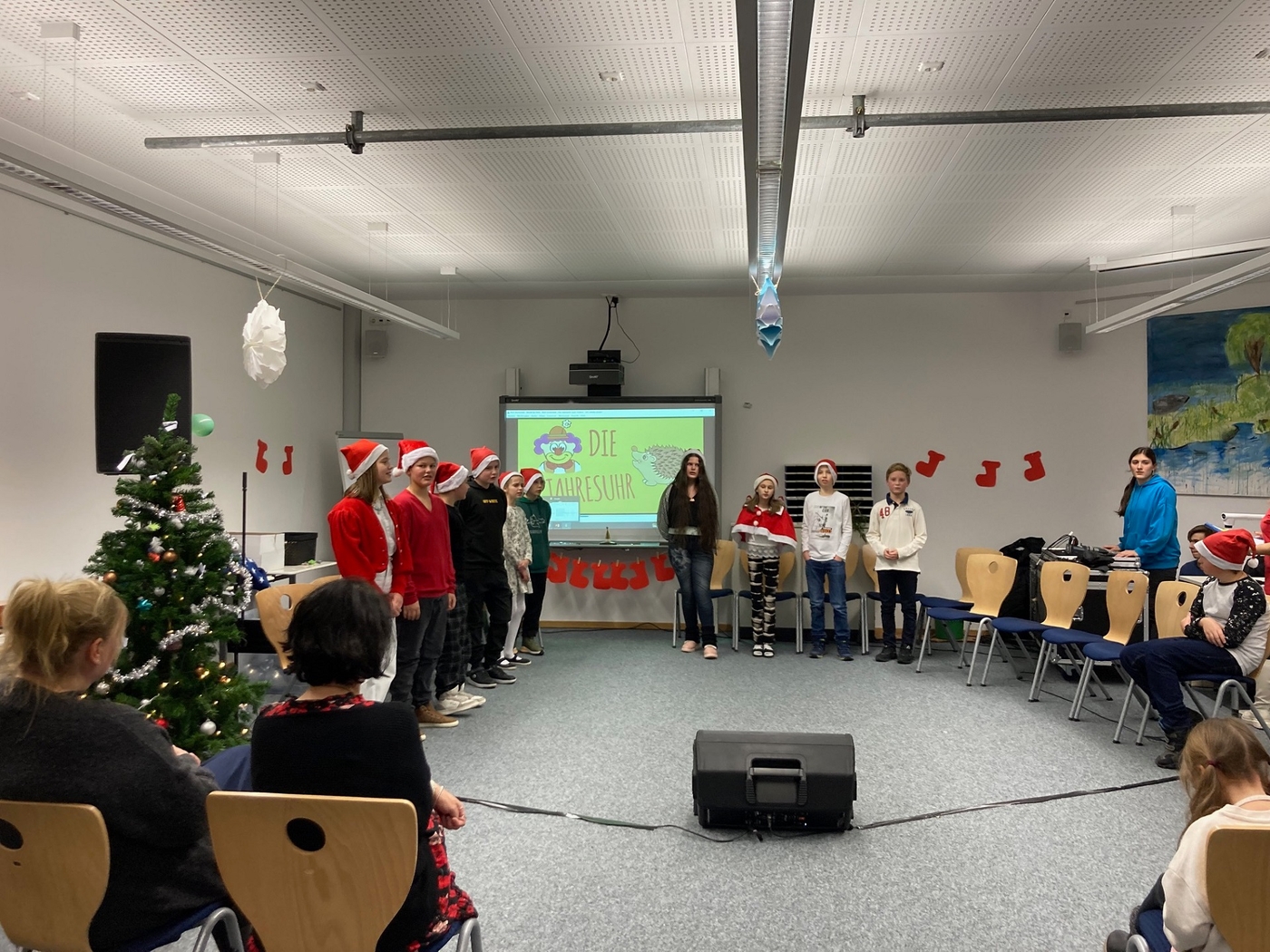 Weihnachtsfeier der Brückenklasse