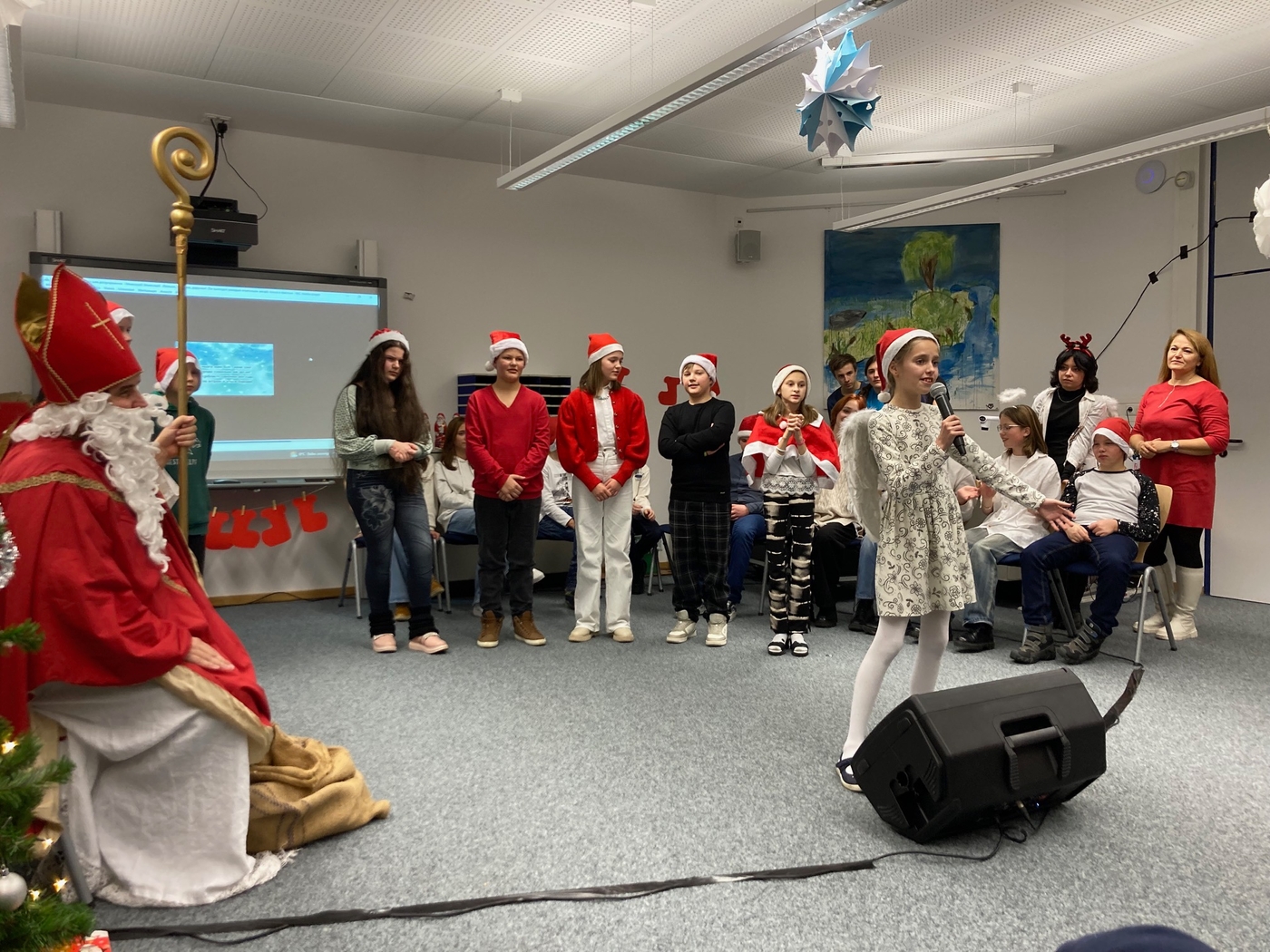 Weihnachtsfeier der Brückenklasse