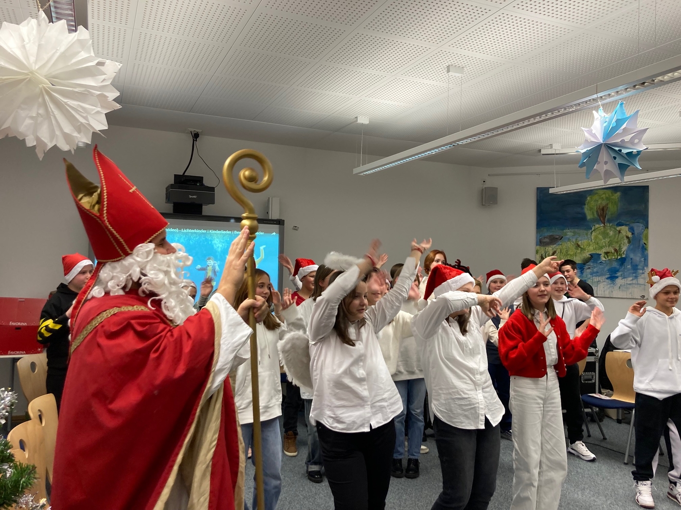 Weihnachtsfeier der Brückenklasse