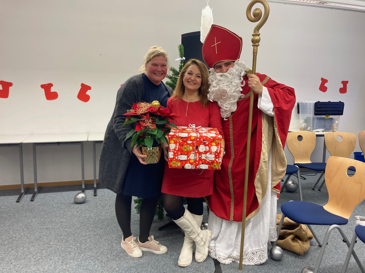 Weihnachtsfeier der Brückenklasse