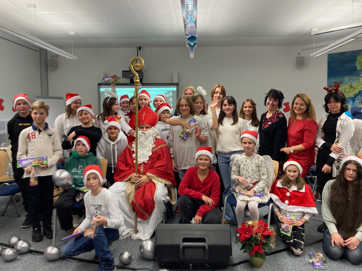 Weihnachtsfeier der Brückenklasse
