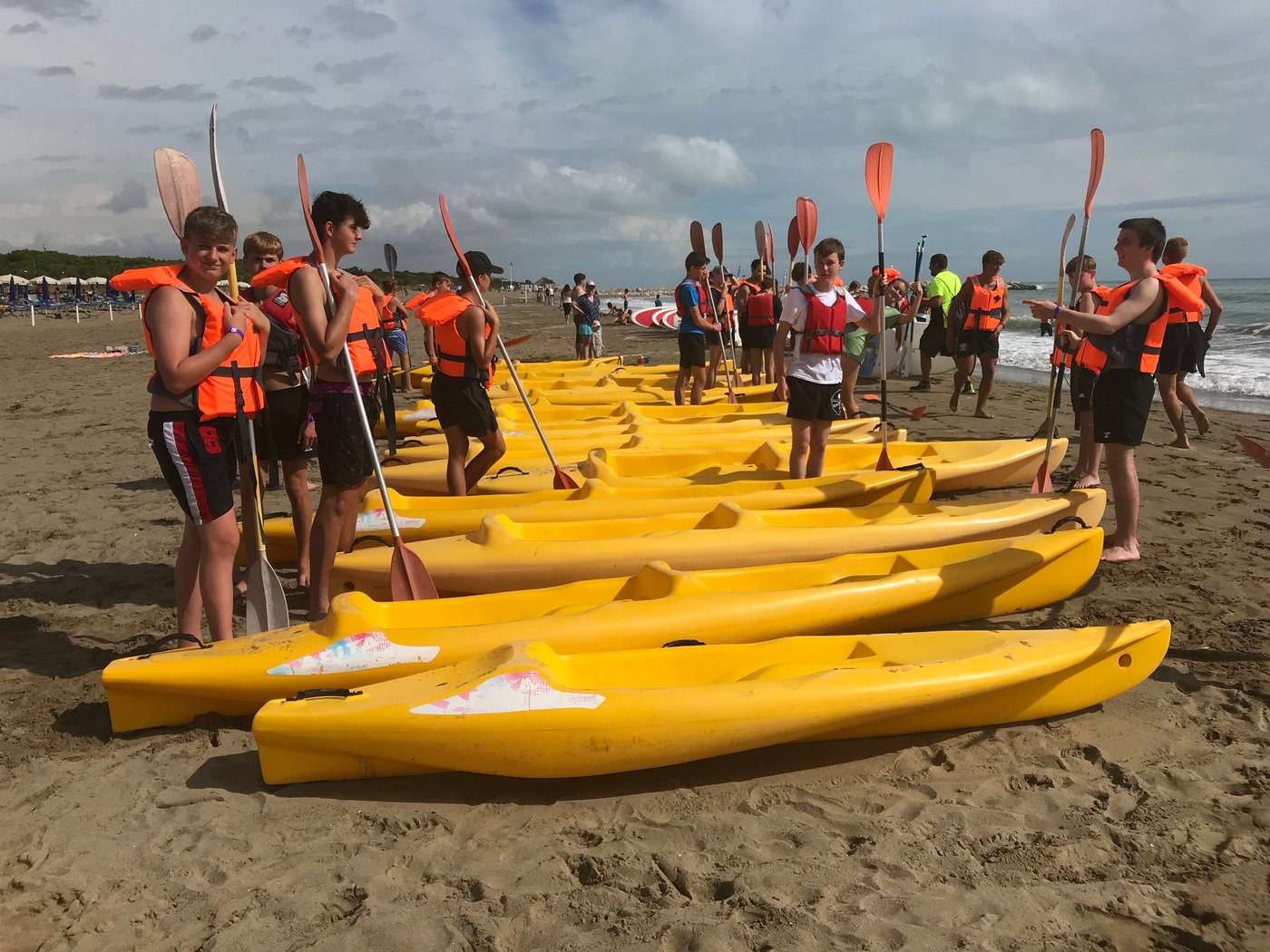 Abschlussfahrt 10bcdf - Kajak