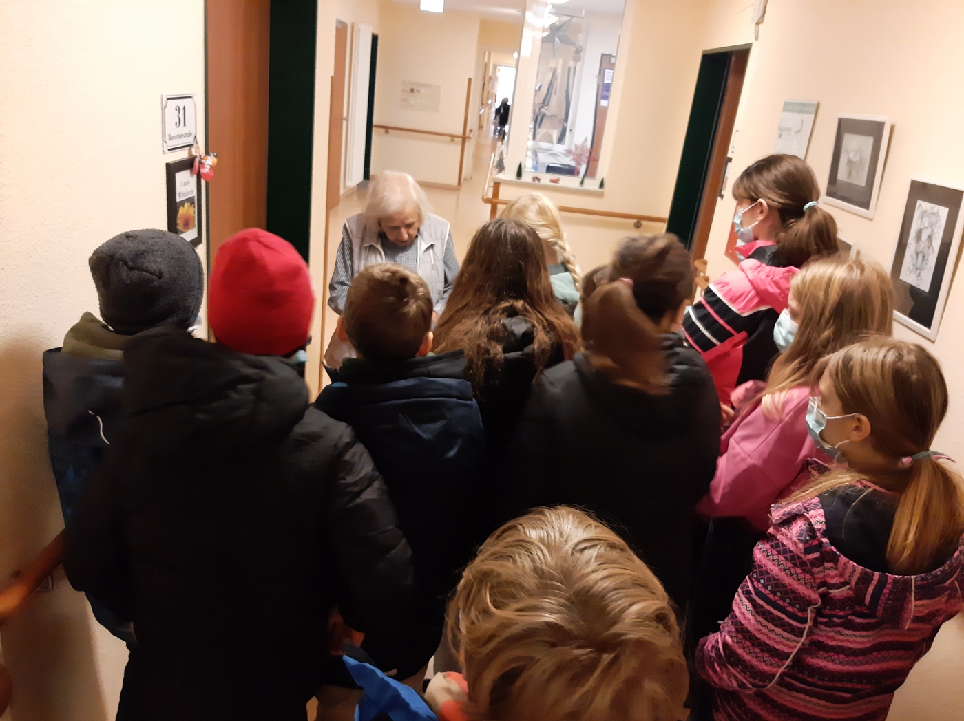 Weihnachtskarten für das Seniorenheim