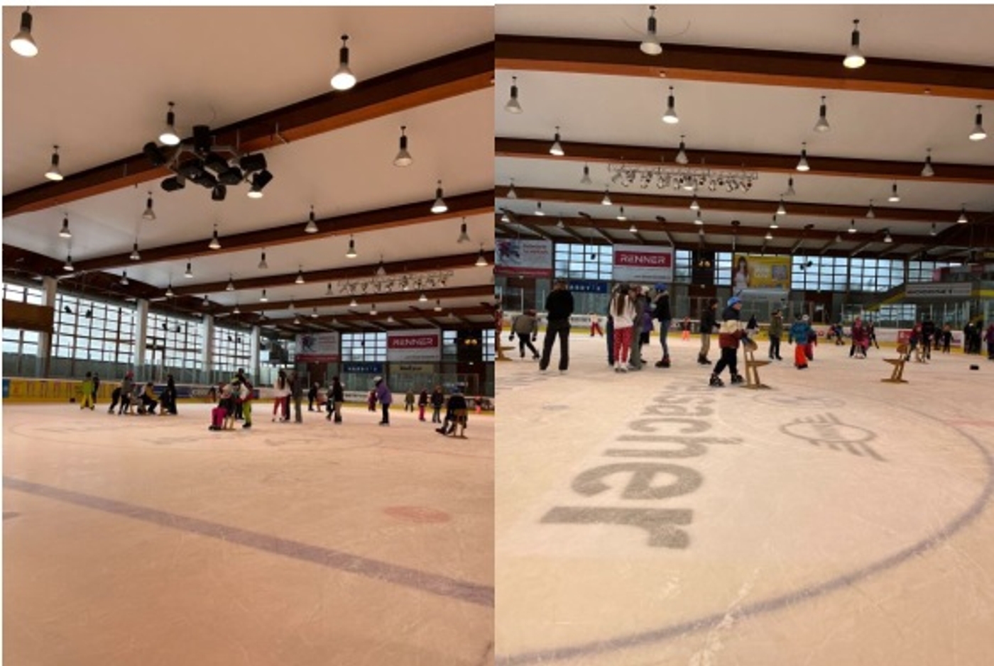 Eislaufen mit Tutoren