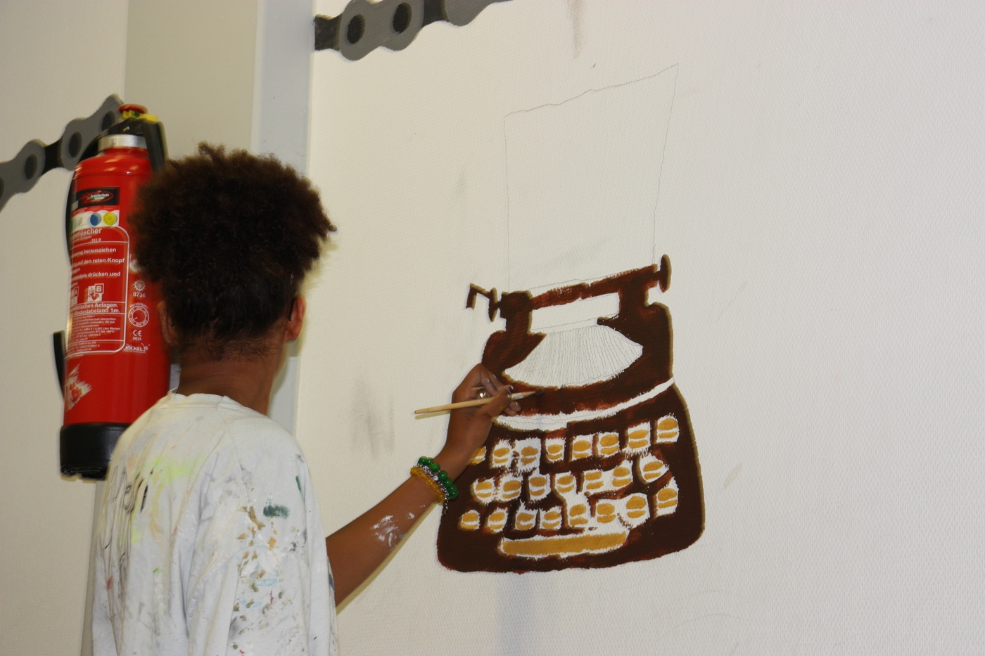 Johann Winklhofer Gemälde entsteht - 1