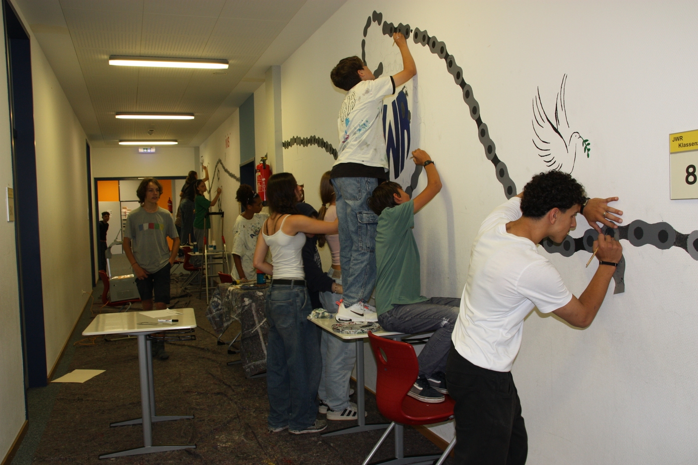 Johann Winklhofer Gemälde entsteht - 3