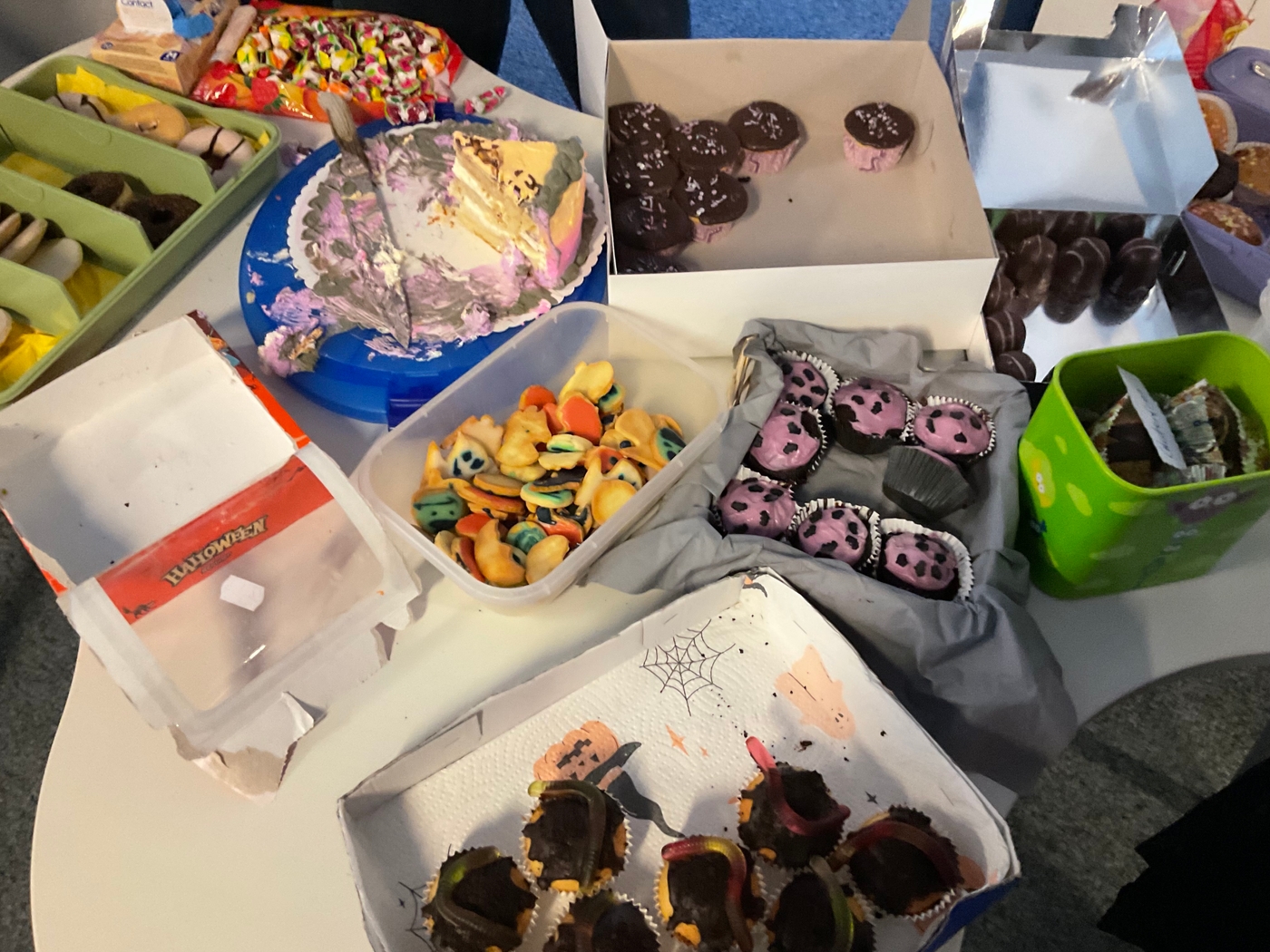 Halloween-Party der SMV - Buffet