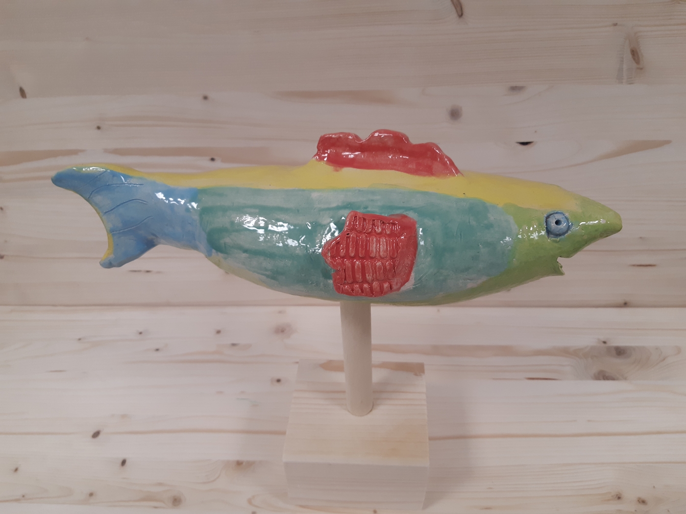 Fische der 7. Klassen aus dem Fach Werken